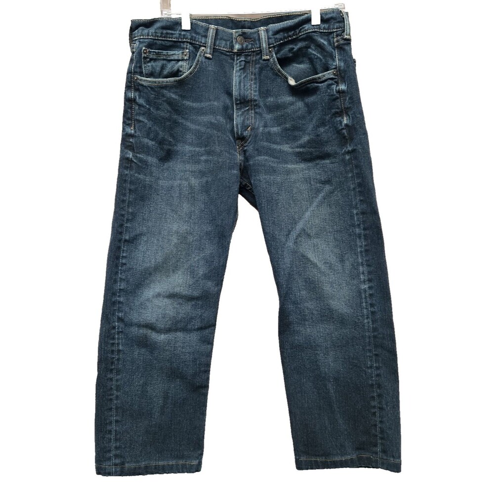 Levi's 505 Men's 34 x 30 Tag Measures 34x24 Regular Straight Denim Jeans